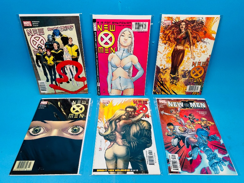 Photo 1 of 152355…6 new x-men comics in plastic sleeves 