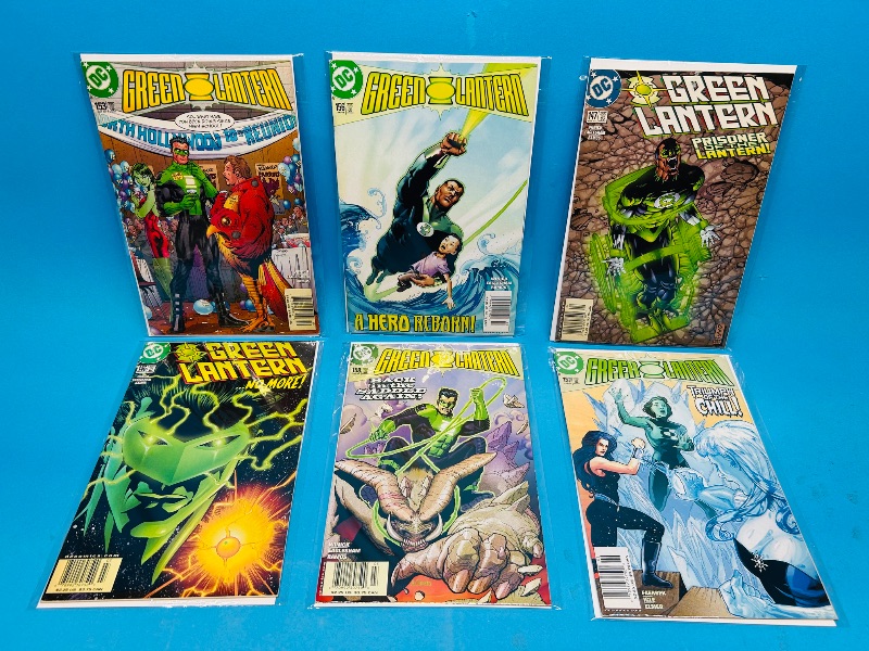 Photo 1 of 152356…6 green lantern  comics in plastic sleeves 
