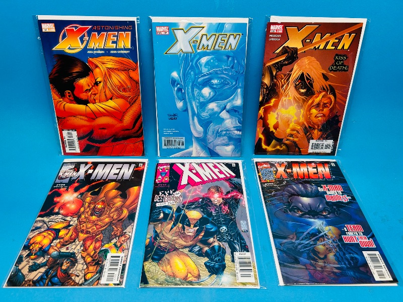 Photo 1 of 152361…6 x-men  comics in plastic sleeves 