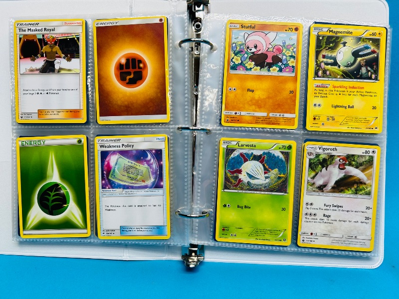 Photo 1 of 152364…final sale no returns/refunds-160 mixed Pokemon cards in binder