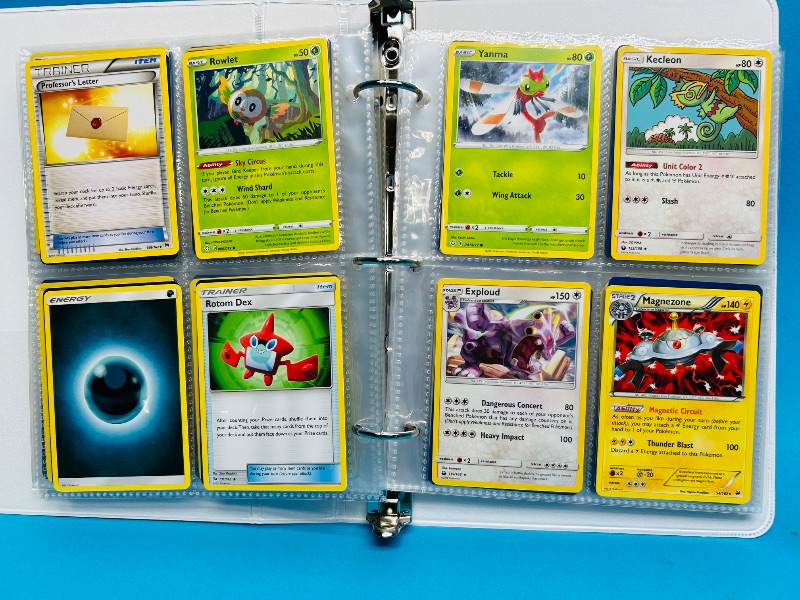 Photo 1 of 152364…final sale no returns/refunds-160 mixed Pokemon cards in binder