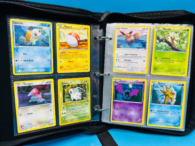 Photo 1 of 152365… final sale no returns/refunds-160 mixed Pokemon cards in binder