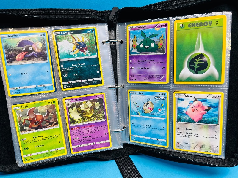 Photo 1 of 152365… final sale no returns/refunds-160 mixed Pokemon cards in binder