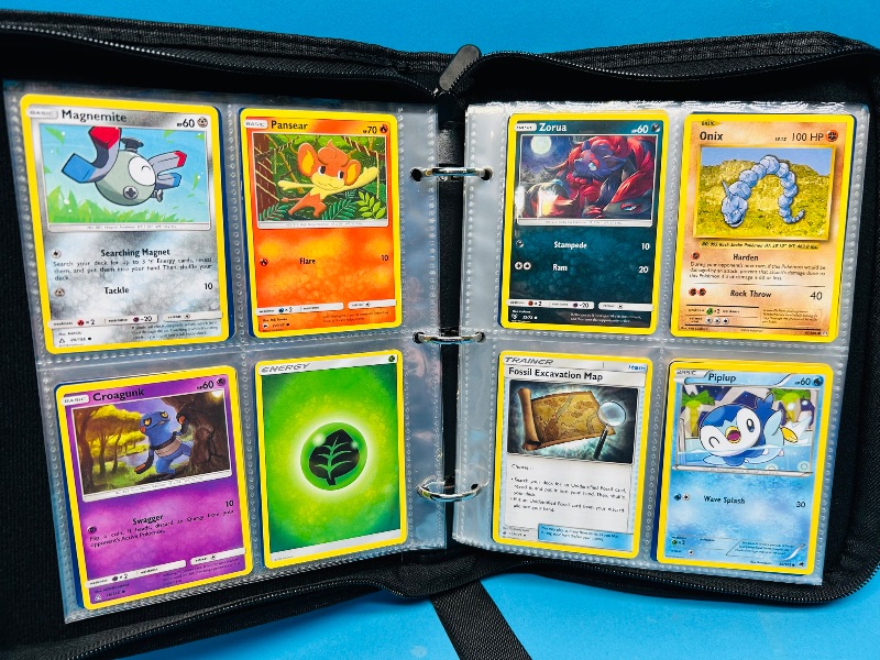 Photo 1 of 152365… final sale no returns/refunds-160 mixed Pokemon cards in binder