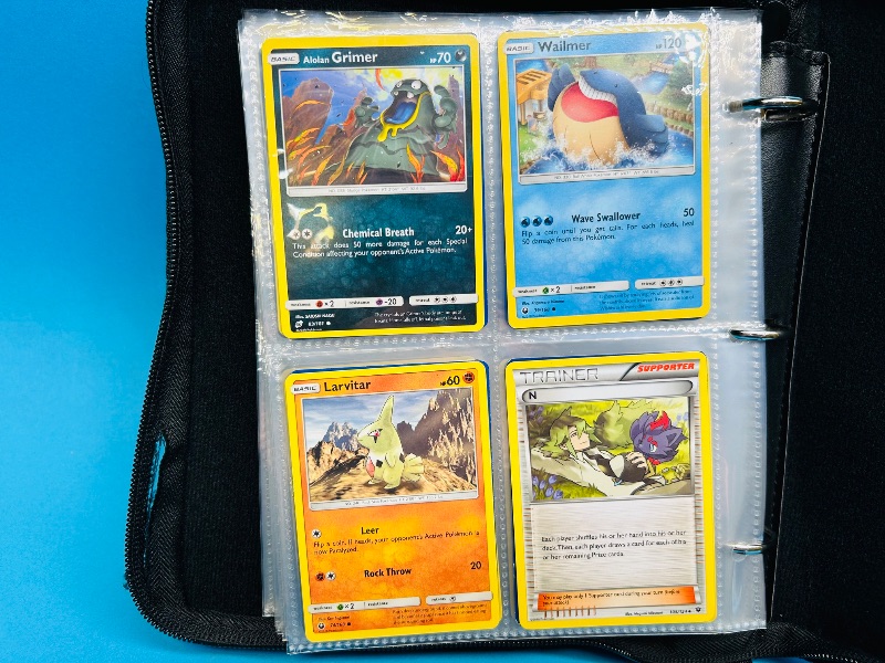 Photo 1 of 152365… final sale no returns/refunds-160 mixed Pokemon cards in binder