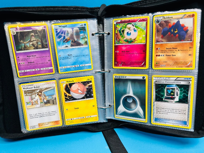 Photo 1 of 152365… final sale no returns/refunds-160 mixed Pokemon cards in binder