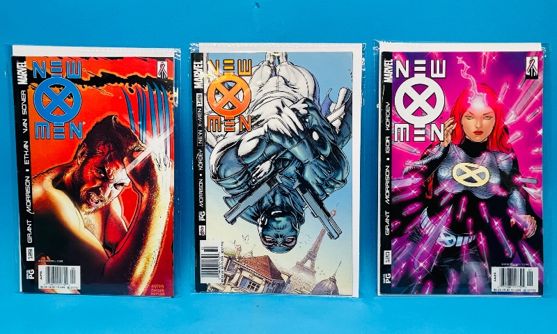Photo 1 of 152372… 3 x-men comics 9-11 commemorative covers in plastic sleeves
