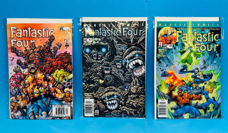 Photo 1 of 152376…3 fantastic four comics 9-11 commemorative covers in plastic sleeves 
