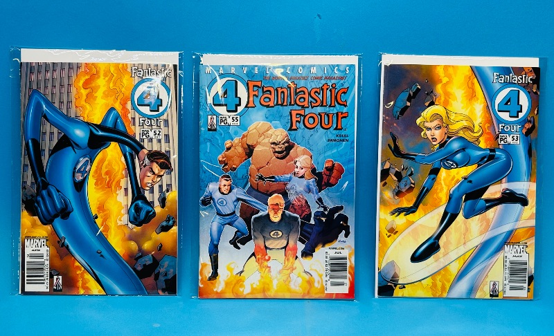 Photo 1 of 152377…3 fantastic four comics 9-11 commemorative covers in plastic sleeves 