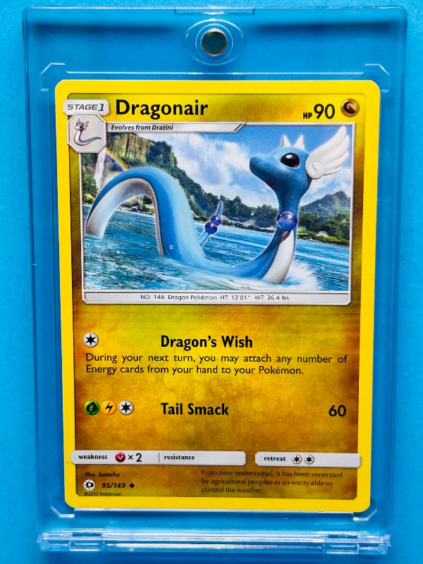 Photo 1 of 152380… Pokémon Dragonair card in hard plastic case 
