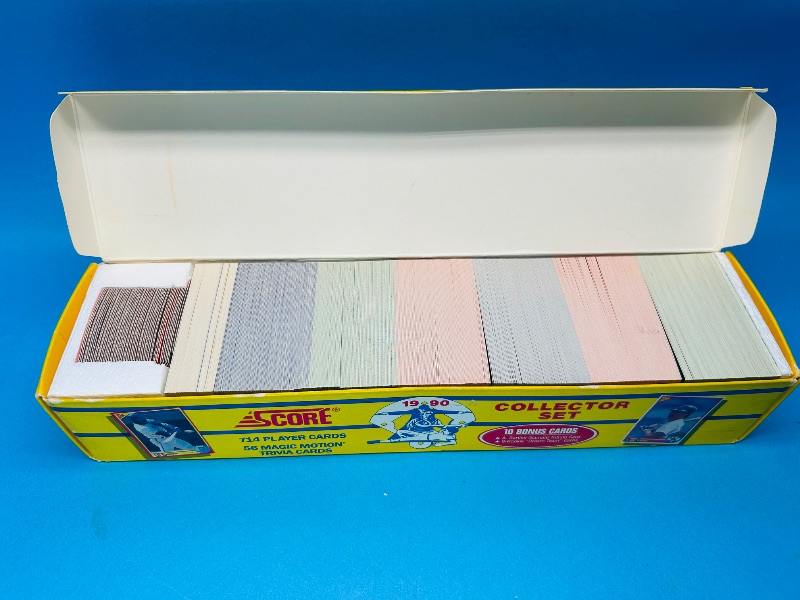 Photo 1 of 152414…Score 1990 baseball set box