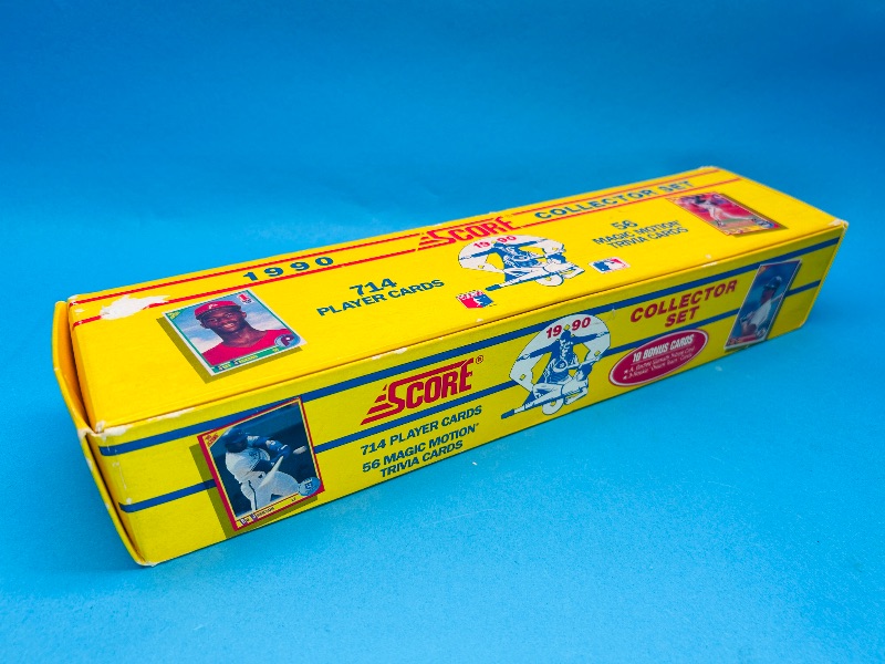 Photo 1 of 152414…Score 1990 baseball set box