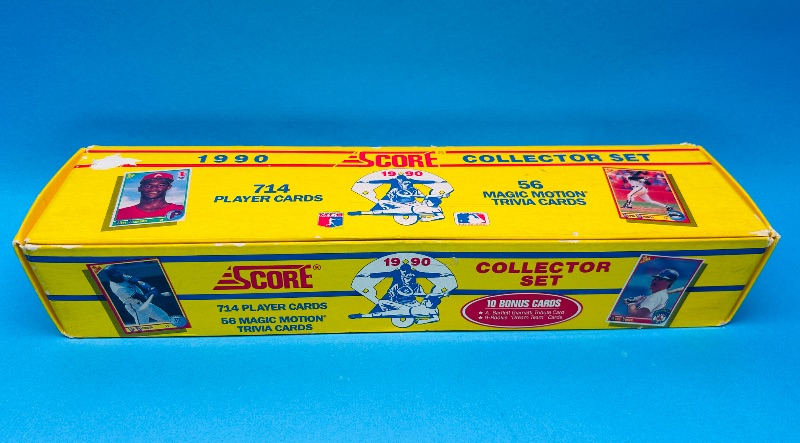 Photo 1 of 152414…Score 1990 baseball set box