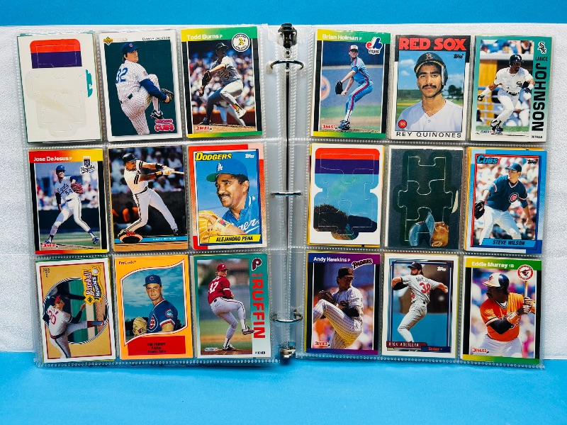 Photo 1 of 152415…final sale no returns/refunds-360 mixed baseball cards in binder 