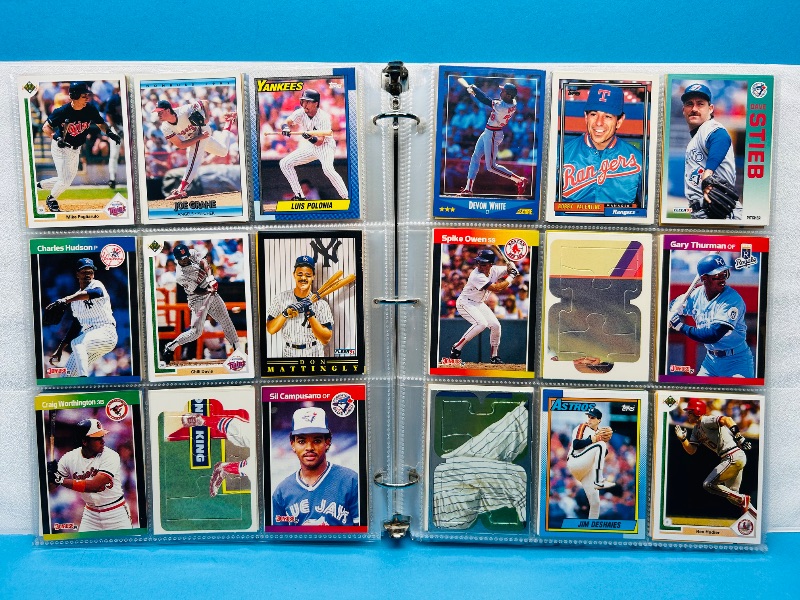 Photo 1 of 152415…final sale no returns/refunds-360 mixed baseball cards in binder 