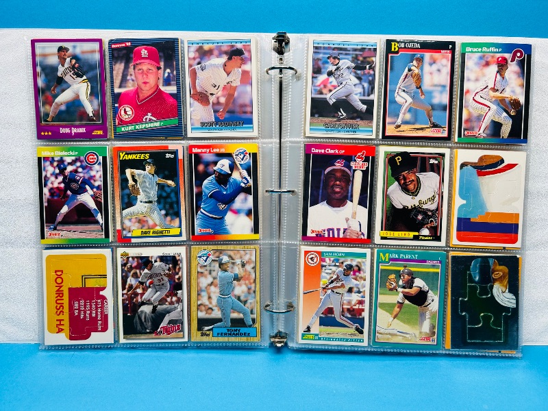 Photo 1 of 152415…final sale no returns/refunds-360 mixed baseball cards in binder 
