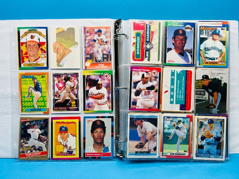 Photo 1 of 152415…final sale no returns/refunds-360 mixed baseball cards in binder 