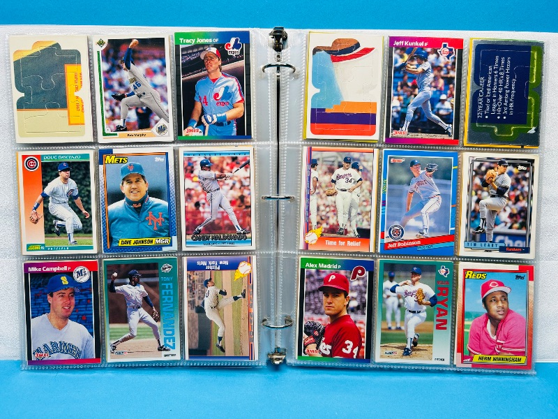 Photo 1 of 152415…final sale no returns/refunds-360 mixed baseball cards in binder 