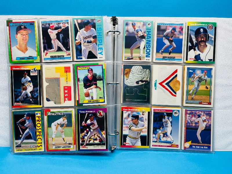 Photo 1 of 152415…final sale no returns/refunds-360 mixed baseball cards in binder 