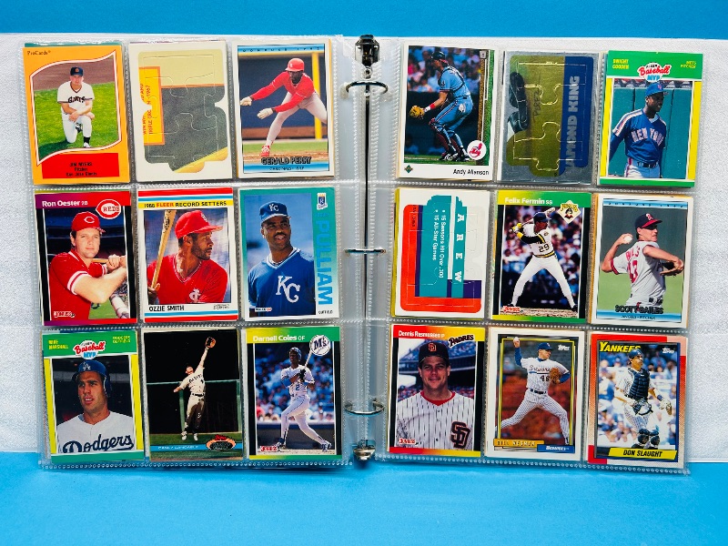 Photo 1 of 152415…final sale no returns/refunds-360 mixed baseball cards in binder 