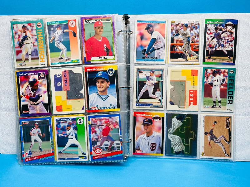 Photo 1 of 152415…final sale no returns/refunds-360 mixed baseball cards in binder 