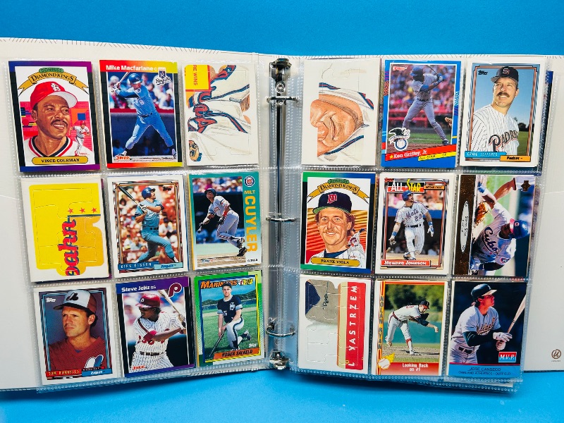Photo 1 of 152416… final sale no returns/refunds-360 mixed baseball cards in binder