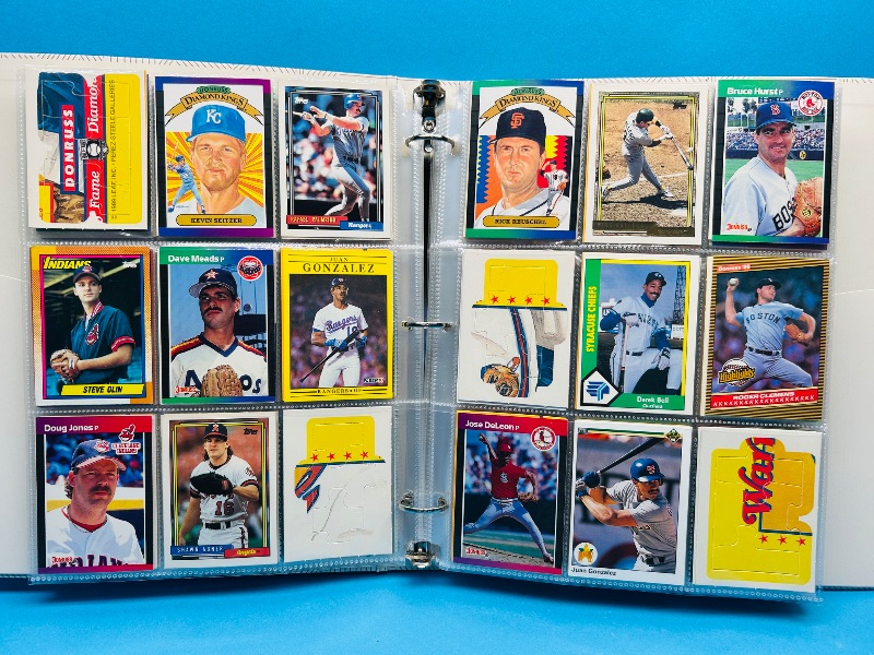 Photo 1 of 152416… final sale no returns/refunds-360 mixed baseball cards in binder