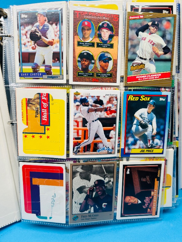 Photo 1 of 152416… final sale no returns/refunds-360 mixed baseball cards in binder