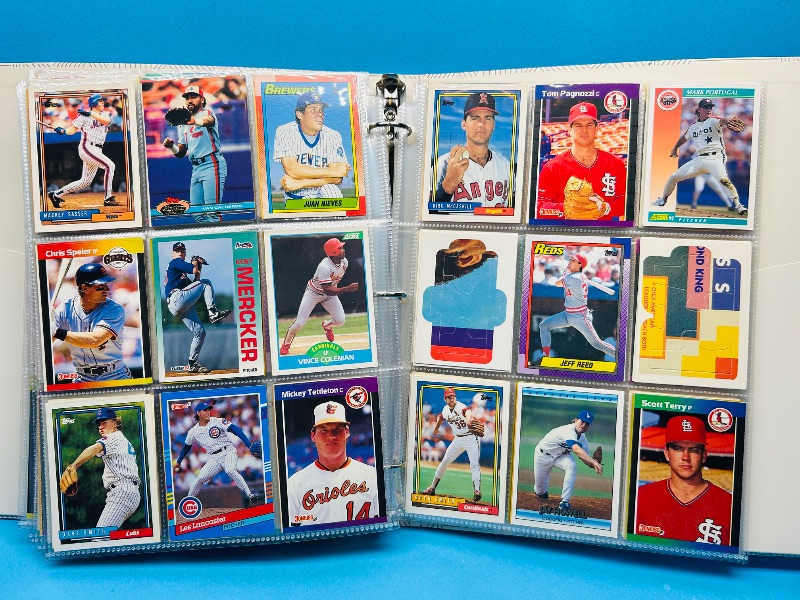 Photo 1 of 152416… final sale no returns/refunds-360 mixed baseball cards in binder