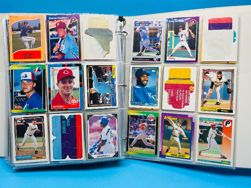 Photo 1 of 152416… final sale no returns/refunds-360 mixed baseball cards in binder