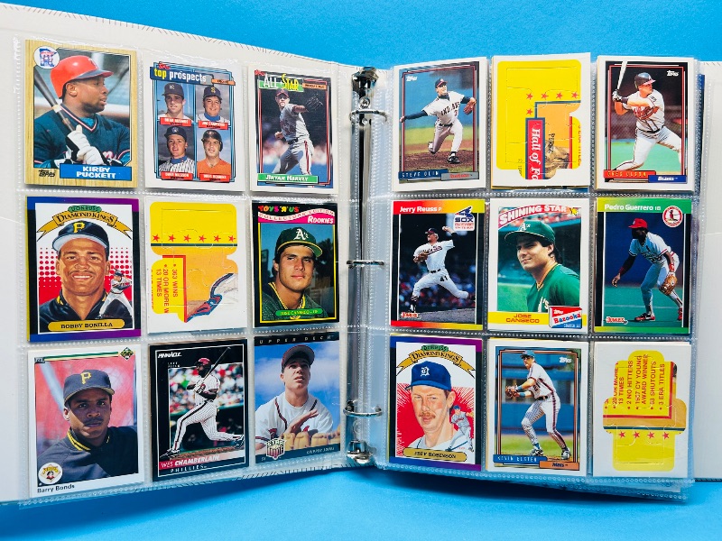 Photo 1 of 152416… final sale no returns/refunds-360 mixed baseball cards in binder