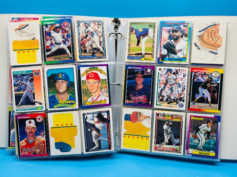 Photo 1 of 152416… final sale no returns/refunds-360 mixed baseball cards in binder