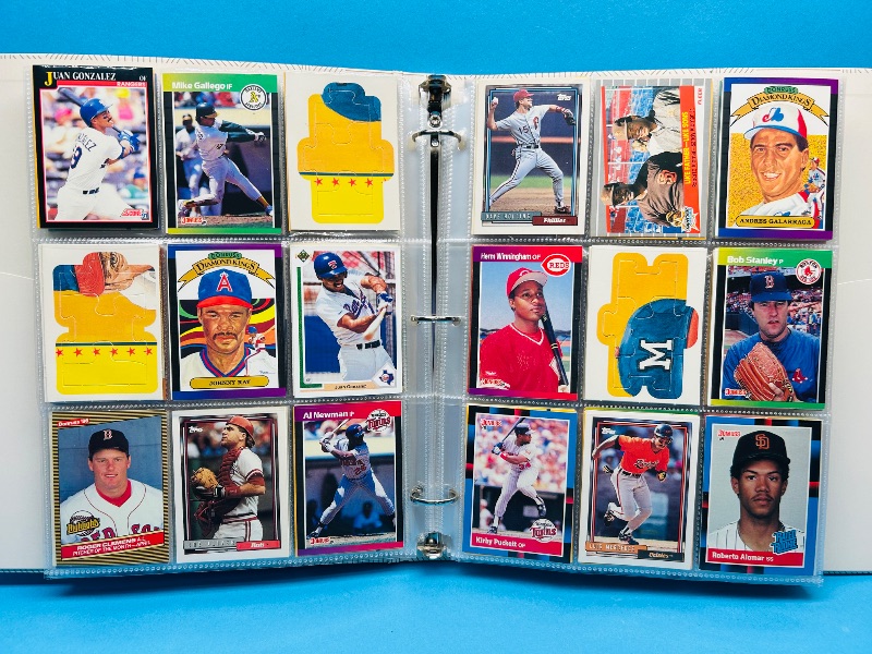 Photo 1 of 152416… final sale no returns/refunds-360 mixed baseball cards in binder