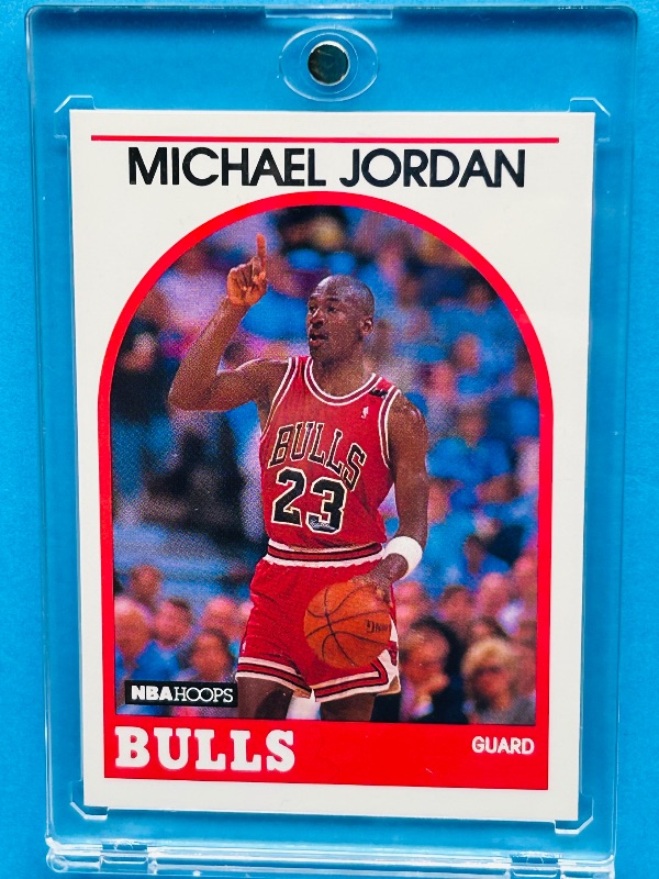Photo 1 of 152434…Michael Jordan card 200 in hard plastic case
