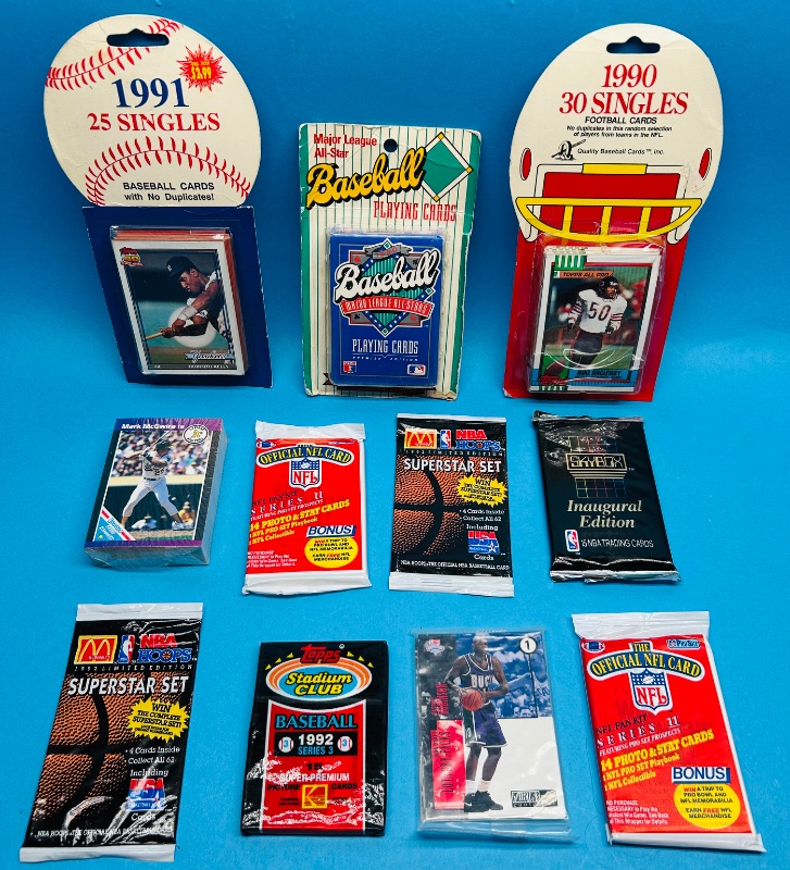 Photo 1 of 152444…final sale no returns/refunds- sealed sports card packs 