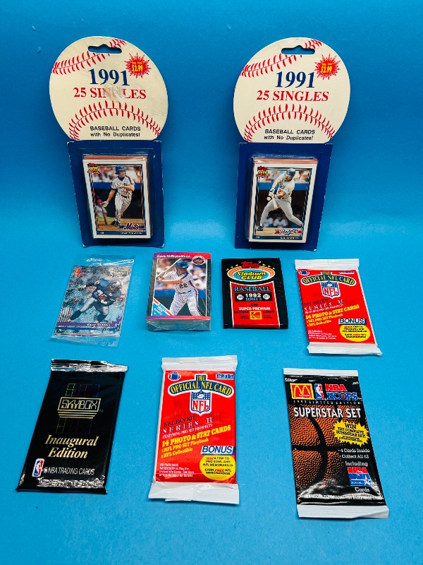 Photo 1 of 152445…final sale no returns/refunds- sealed sports card packs 