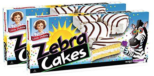 Photo 1 of 2 PACK - Little Debbie Snacks Zebra Cakes, 10-Count Box
