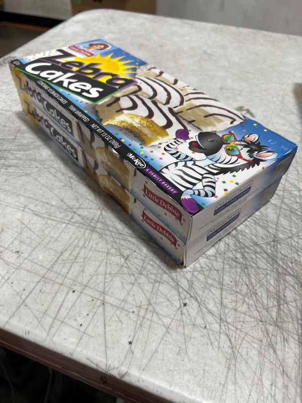 Photo 2 of 2 PACK - Little Debbie Snacks Zebra Cakes, 10-Count Box
