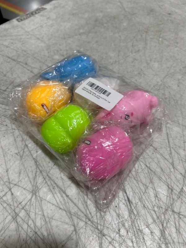 Photo 2 of QINGQIU 6 Pack Easter Squeeze Bunny Chick Squishy Toys for Kids Boys Girls Easter Basket Stuffers Gifts Party Favors Bunny & Chick