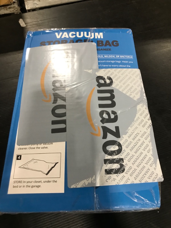 Photo 1 of 20 Pack Vacuum Storage Bags, Space Saver Bags (4 Jumbo/4 Large/4 Medium/4 Small/4 Roll) Compression for Comforters and Blankets, Sealer Clothes Storage, Hand Pump Included
