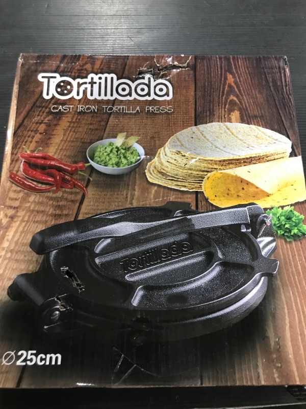 Photo 2 of Tortillada Cast Iron Tortilla Press.