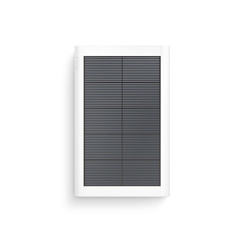 Photo 1 of Ring Small Solar Panel, 1.9W for Stick Up Cam, Stick Up Cam Pro, Spotlight Cam Plus, Spotlight Cam Pro - White
