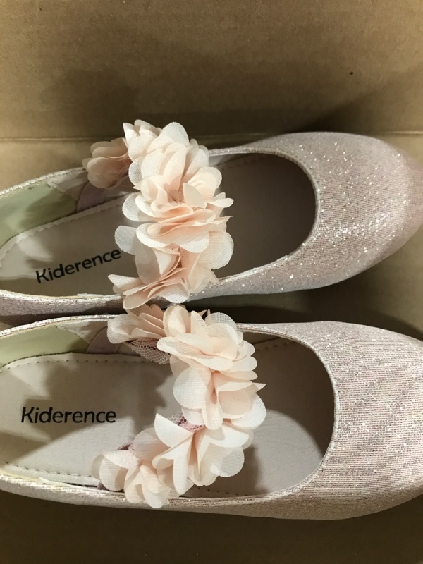 Photo 2 of Kiderence Little Toddler Girls Dress Shoes Ballerina Ballet Flats Kids Mary Janes
Size 4