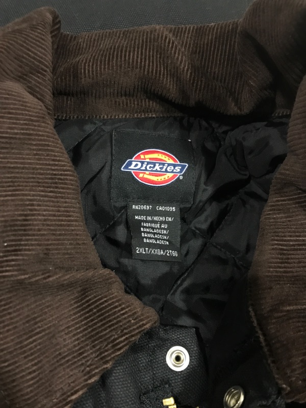 Photo 3 of Dickies Men's Premium Insulated Duck Coverall XX-Large Tall Black
