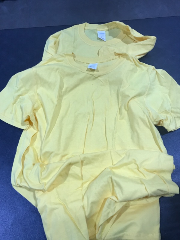 Photo 2 of 2 PK YELLOW TEE SHIRTS SIZE MEDIUM