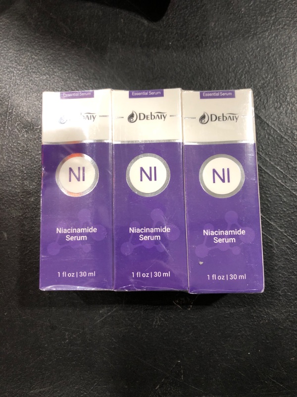 Photo 2 of 3 Pack Niacinamide Serum for Face Moisturizing Inhibits Melanin & Restore Skin Natural, Anti-Aging and Shrinks Pores (1Fl.Oz / 30ml)