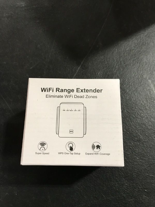 Photo 1 of MkMe Tos Fastest WiFi Extender/Booster,2023 Release Up to 74% Faster,Broader Coverage Than Ever WiFi Signal Booster for Home,Internet/WiFi Repeater,Covers Up to 8470 Sq.ft,w/Ethernet Port,1-Tap Setup