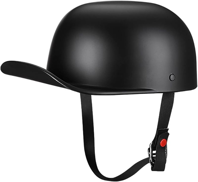 Photo 1 of Yesmotor Baseball Motorcycle Helmet Half Cap for Bike Cruiser Chopper Moped Scooter- Dot Approved
