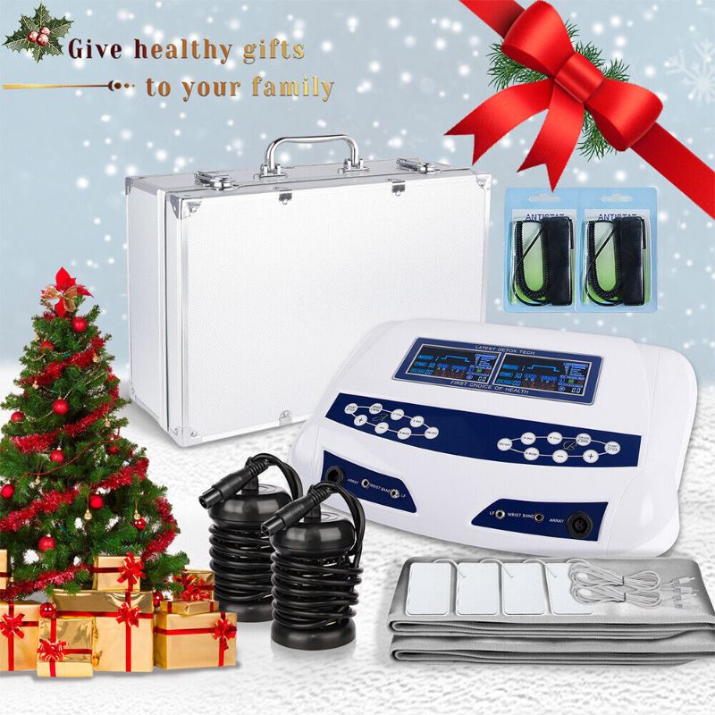 Photo 1 of Double Ionic Detox Foot Bath Spa Machine With TENS Muscle Stimulation For Home
