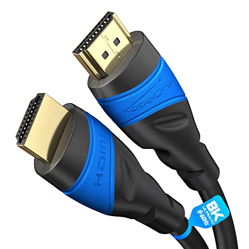 Photo 1 of HDMI Cable 8K / 4K – 3ft – with a.I.S Shielding – Designed in Germany (Supports All HDMI Devices Like PS5, Xbox, Switch – 8K@60Hz, 4K@120Hz, H
